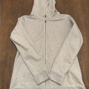 Women’s Eddie Bauer Gray Zip-Up Hoodie size medium
